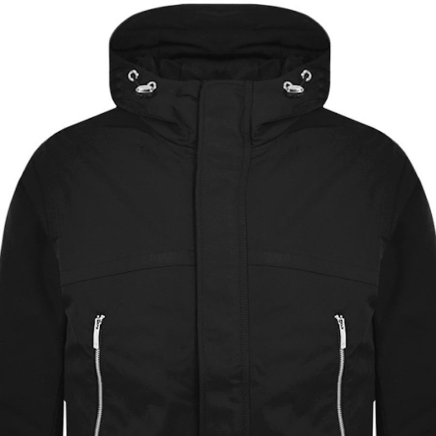 Armani exchange hooded down jacket black 2025